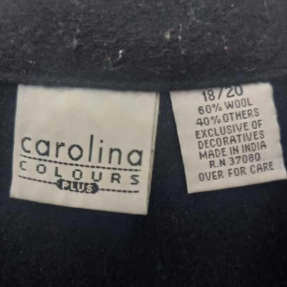 Carolina Colours Wool Blend Vest 18/20 - Picture 2 of 3